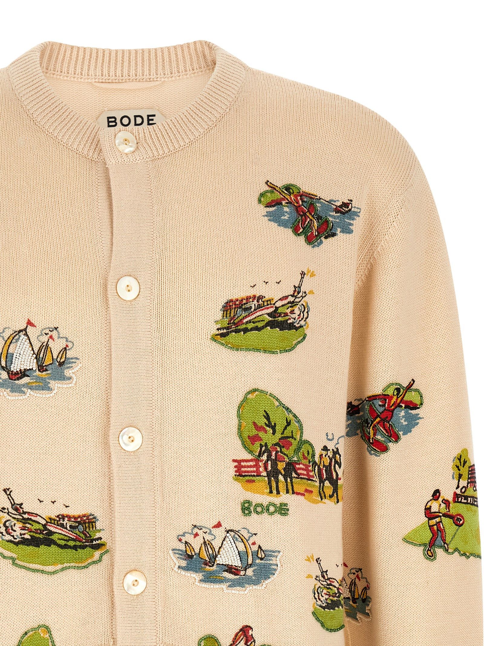 Bode 'Beaded Camp' cardigan Size US XL / EU 56 / 4 - 3 Thumbnail