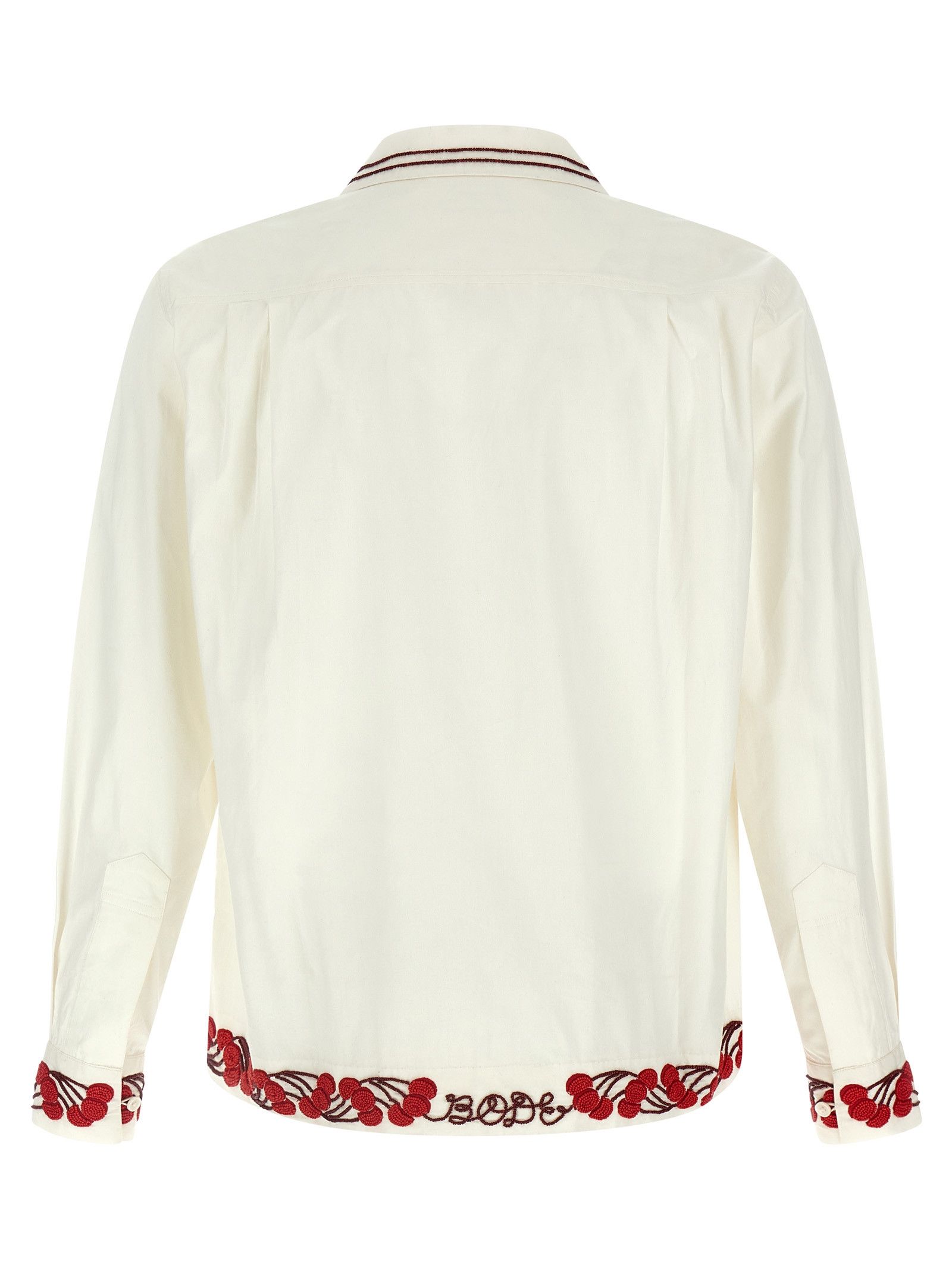 Bode 'Cherry Lane Beaded' shirt Size US XXL / EU 58 / 5 - 2 Thumbnail