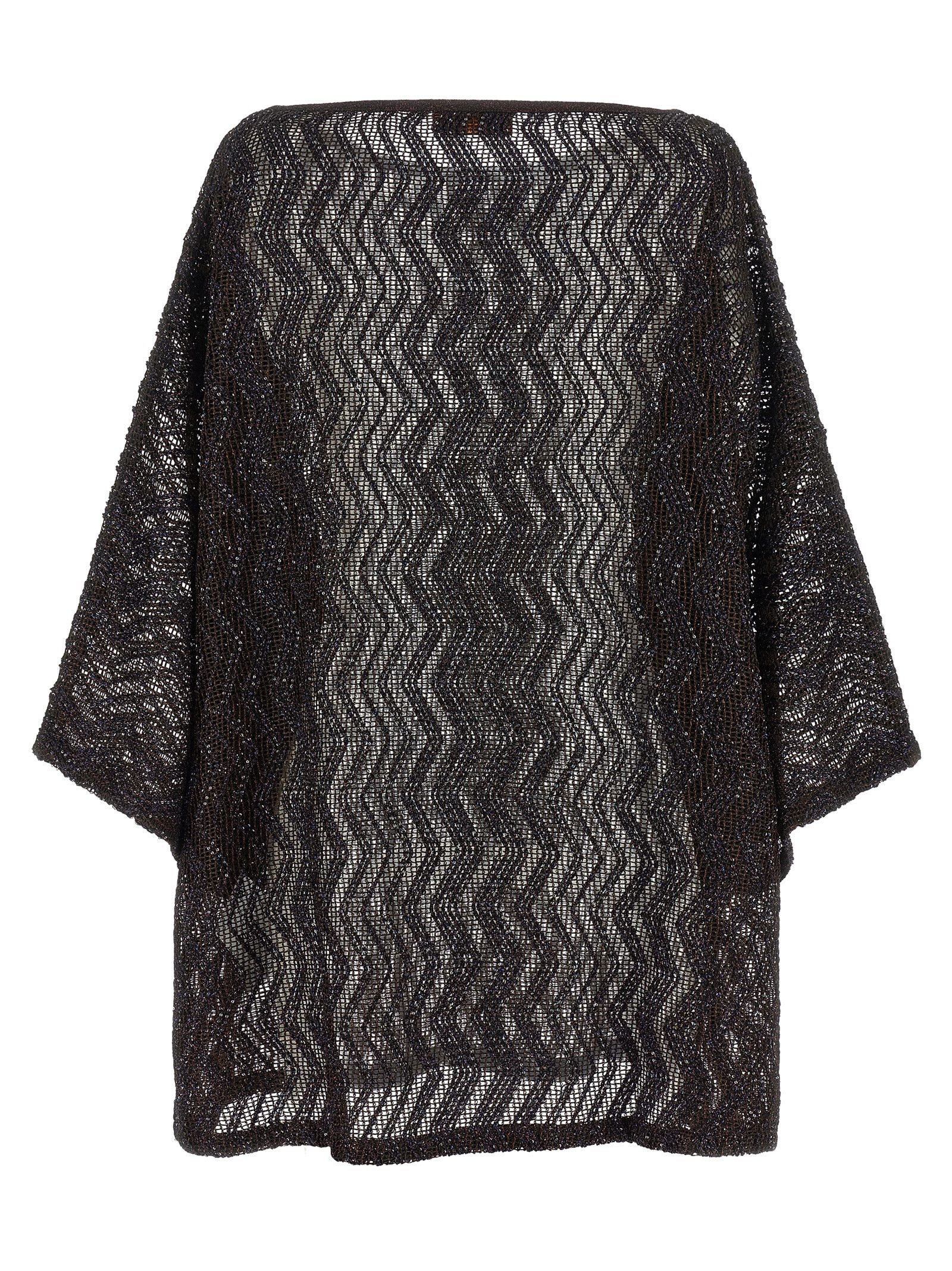 Missoni Zigzag mesh dress Size L / US 10 / IT 46 - 2 Thumbnail