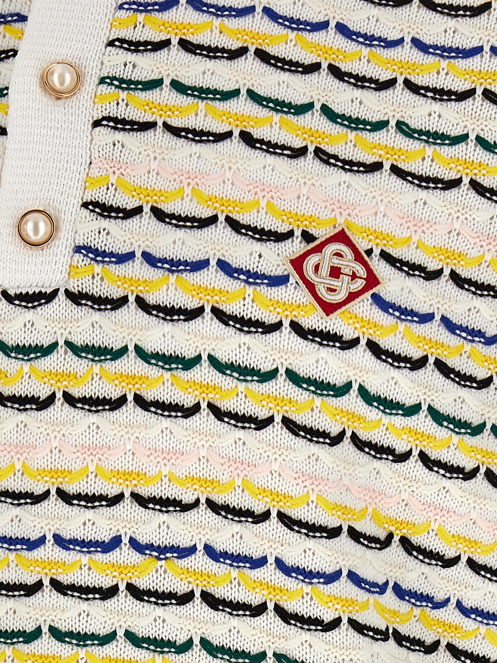 Casablanca 'Tuck Stitch' polo shirt Size US S / EU 44-46 / 1 - 4 Thumbnail