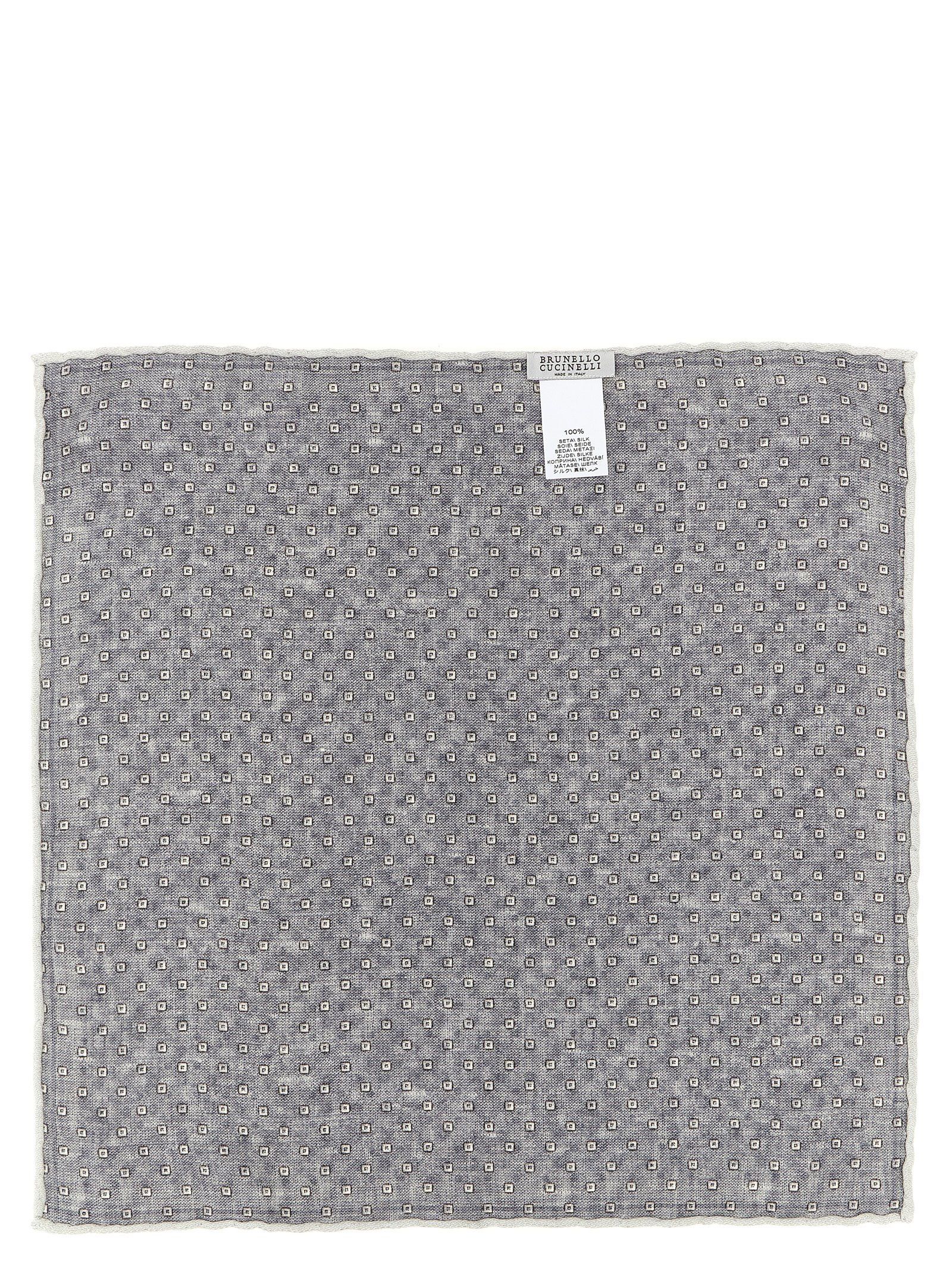 Brunello Cucinelli Double face silk pocket clutch bag Size ONE SIZE - 2 Thumbnail