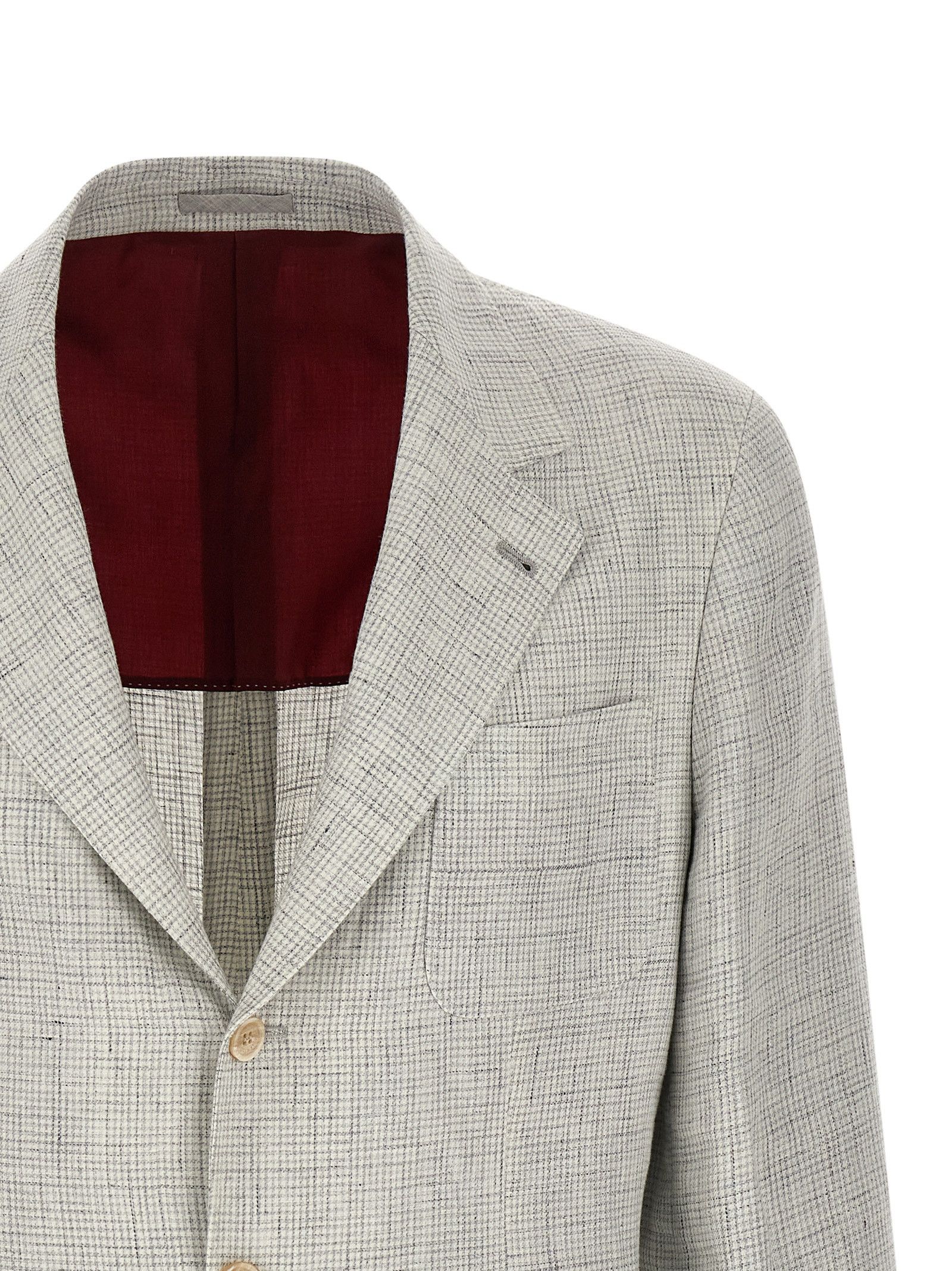 Brunello Cucinelli Linen operated blazer Size US XL / EU 56 / 4 - 3 Thumbnail