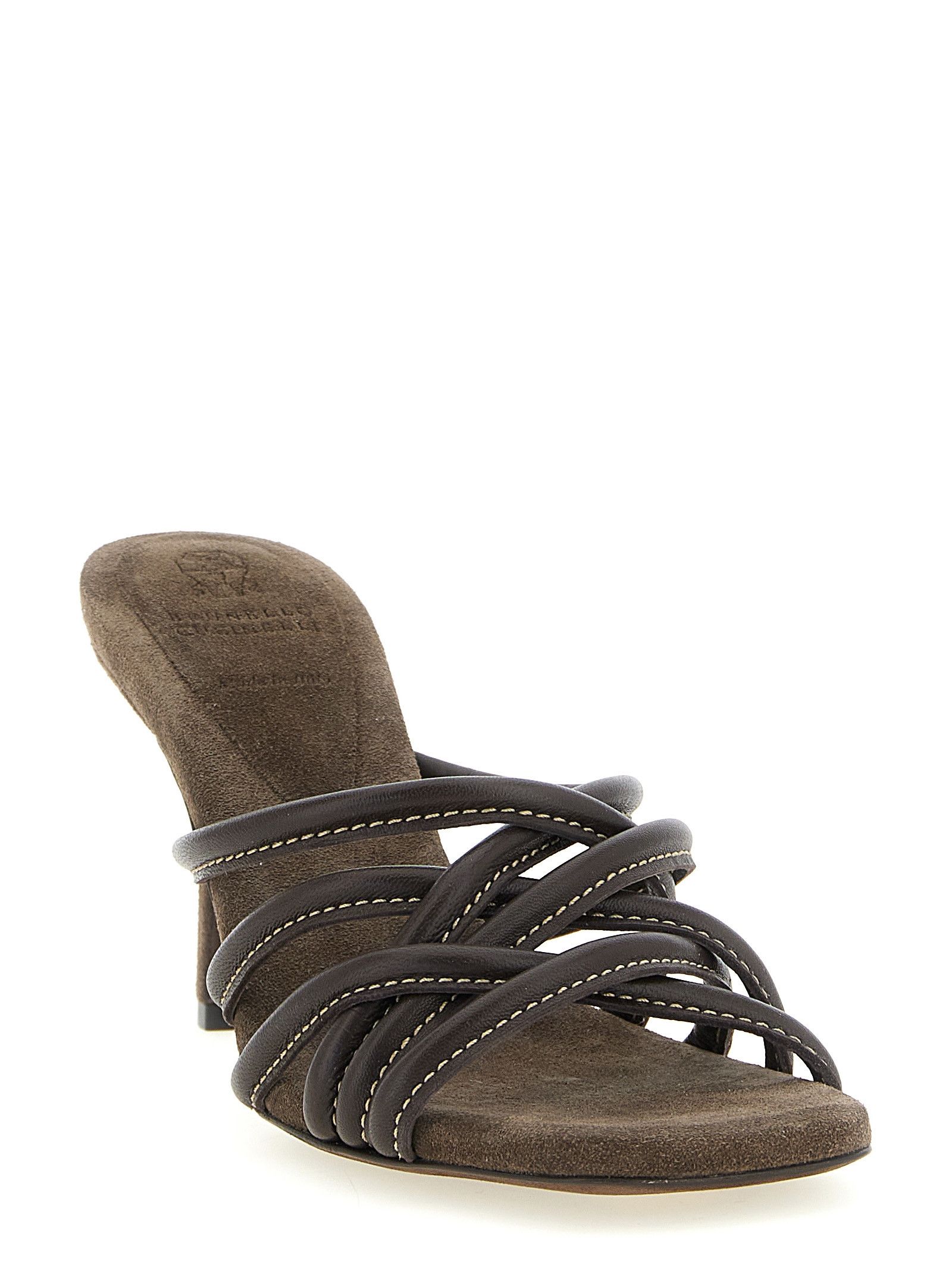 Brunello Cucinelli Leather sandals Size US 10 / IT 40 - 2 Thumbnail