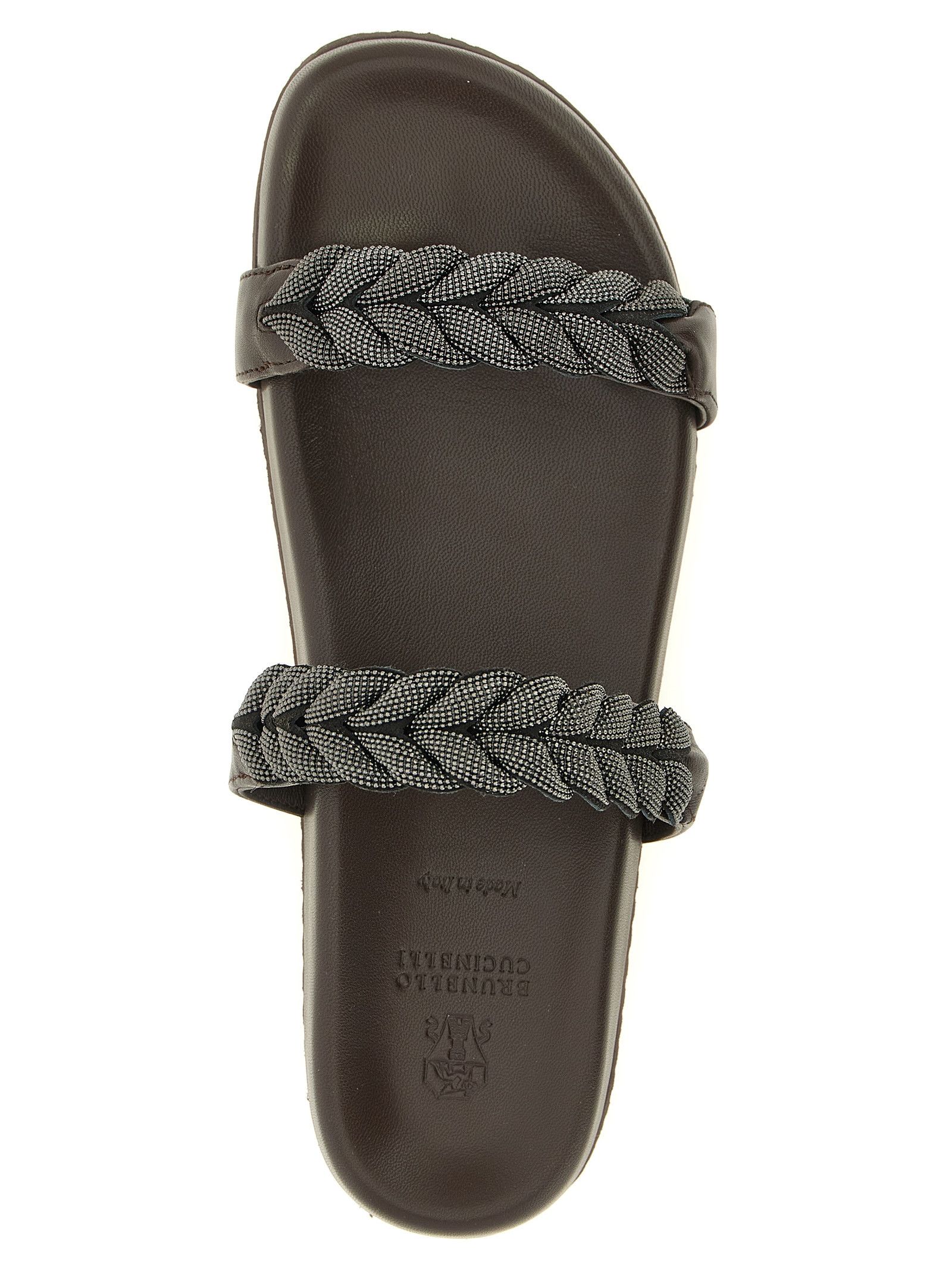 Brunello Cucinelli 'Precious Braided Straps' sandals Size US 10 / IT 40 - 4 Thumbnail