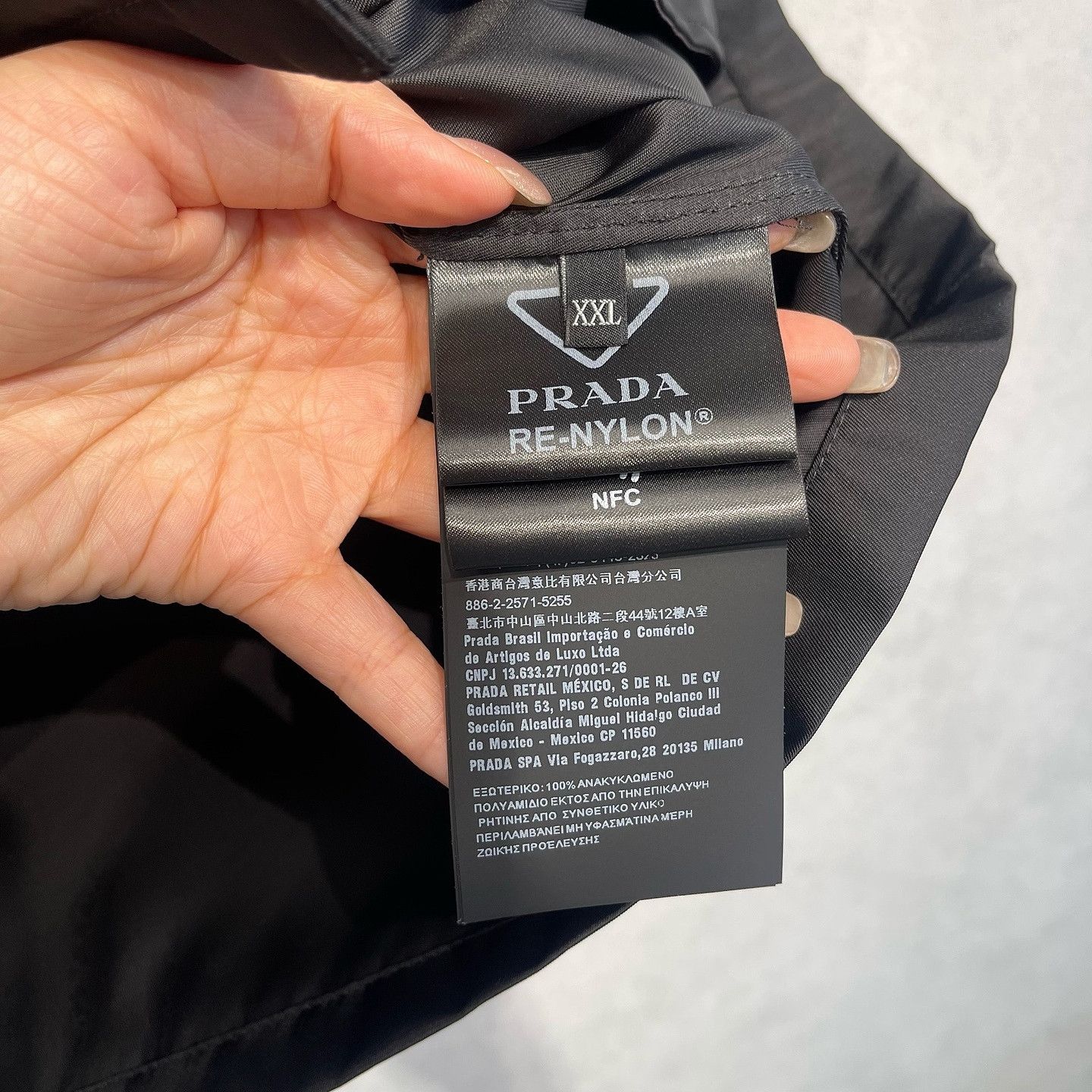 Prada Prada Re-Nylon Logo Shirt Size XXL Size US XXL / EU 58 / 5 - 4 Thumbnail