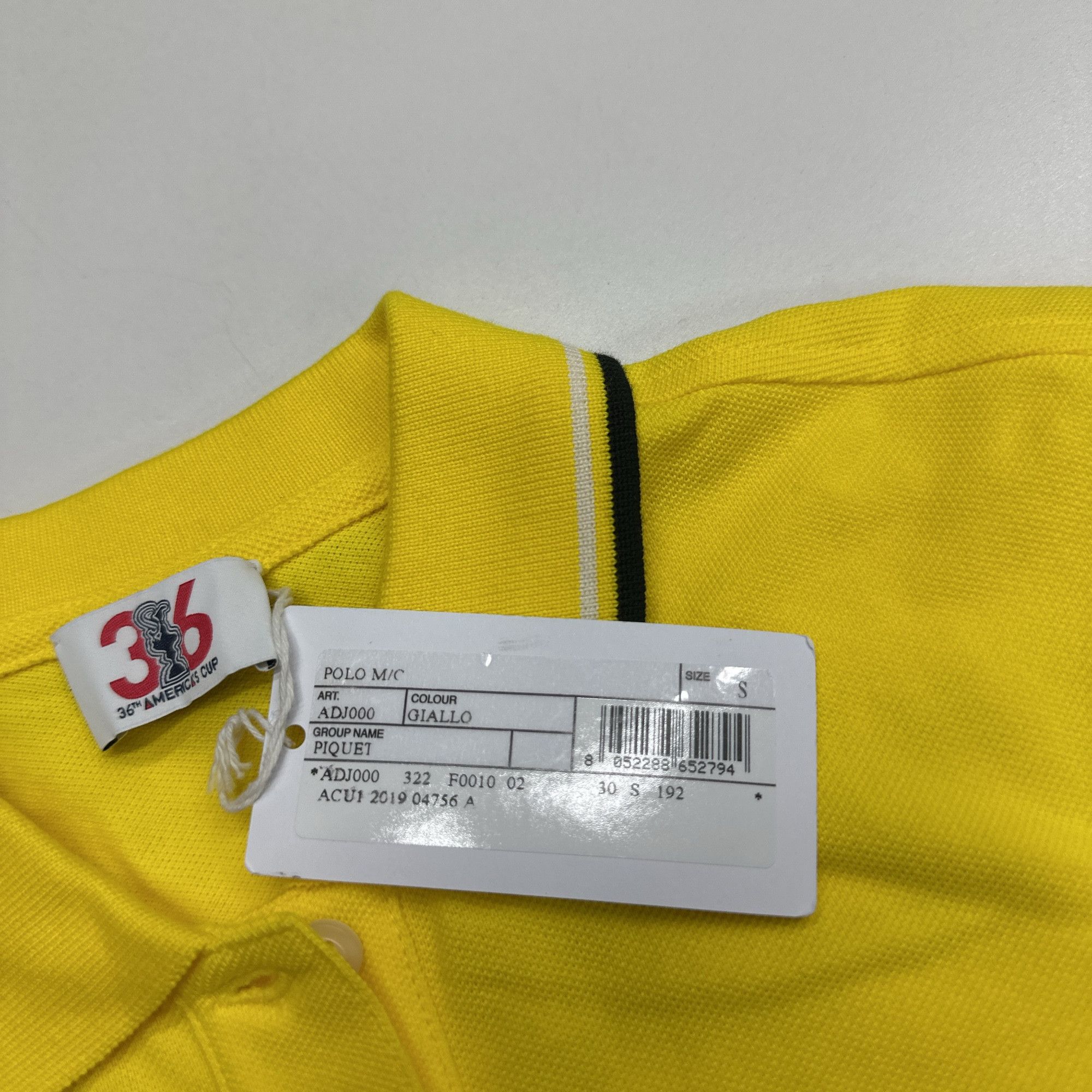Prada Prada 36th America's Cup Polo Shirt Yellow Size S Size US S / EU 44-46 / 1 - 4 Thumbnail