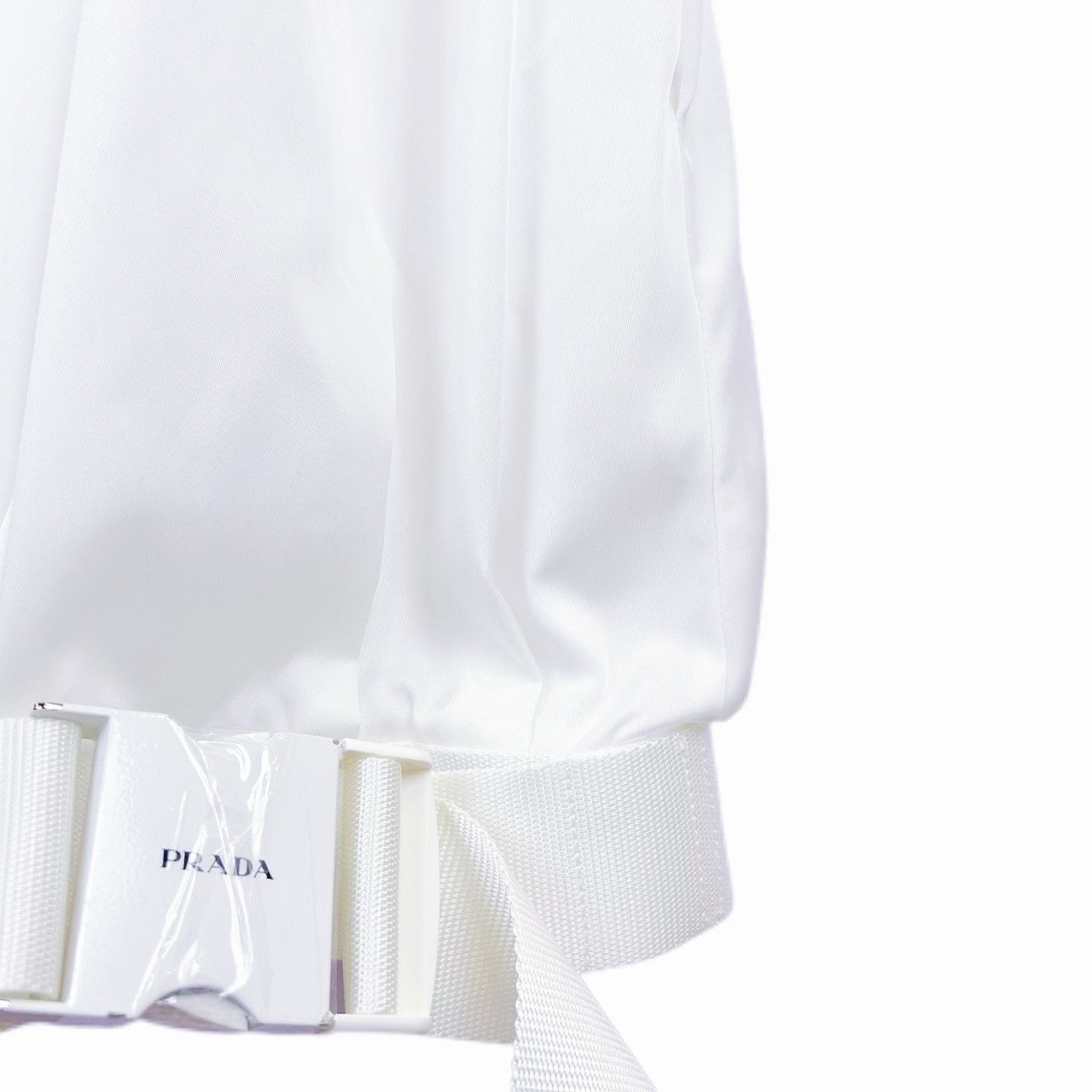 Prada Prada Logo Triangle Buckle Mini Dress Size 38 Size XS / US 0-2 / IT 36-38 - 6 Thumbnail