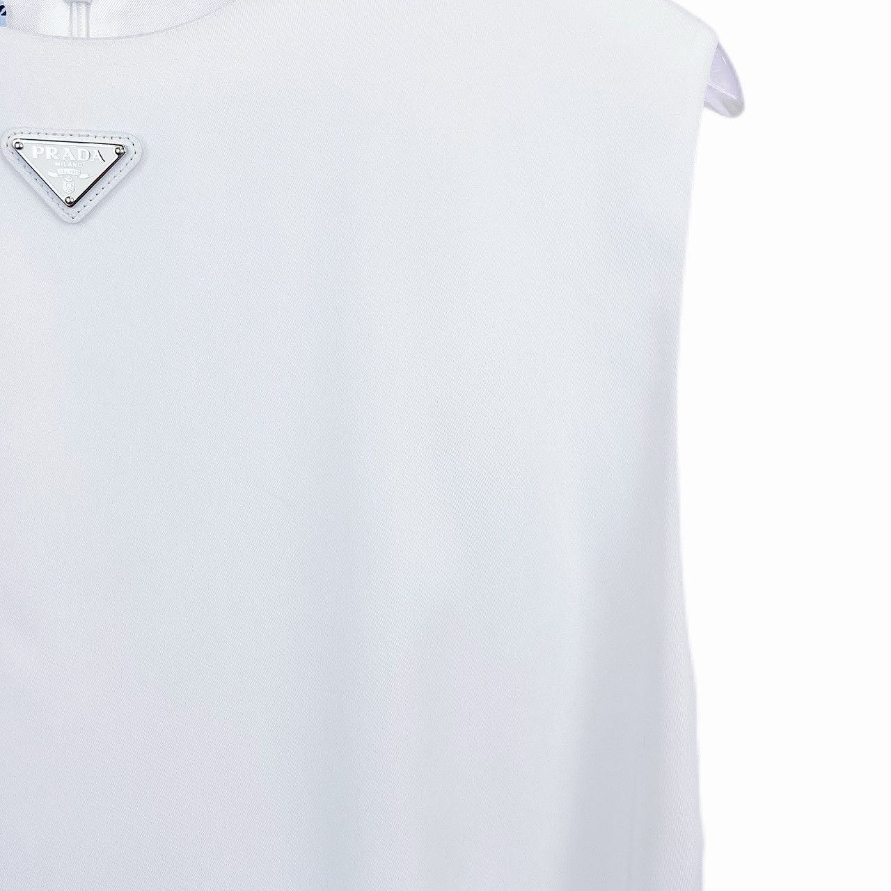 Prada Prada Logo Triangle Buckle Mini Dress Size 38 Size XS / US 0-2 / IT 36-38 - 5 Thumbnail