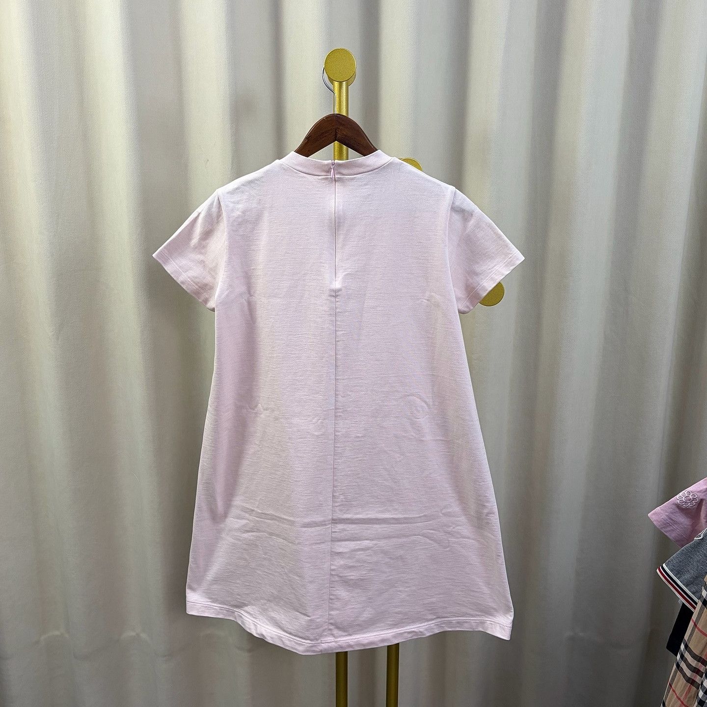 Prada Prada Pink Cotton Mini Dress Size 42 Size M / US 6-8 / IT 42-44 - 2 Thumbnail