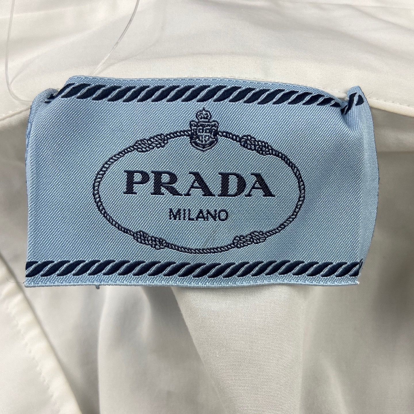 Prada Prada Shirt Spliced Re-Nylon Midi Dress Size 42 Size M / US 6-8 / IT 42-44 - 3 Thumbnail