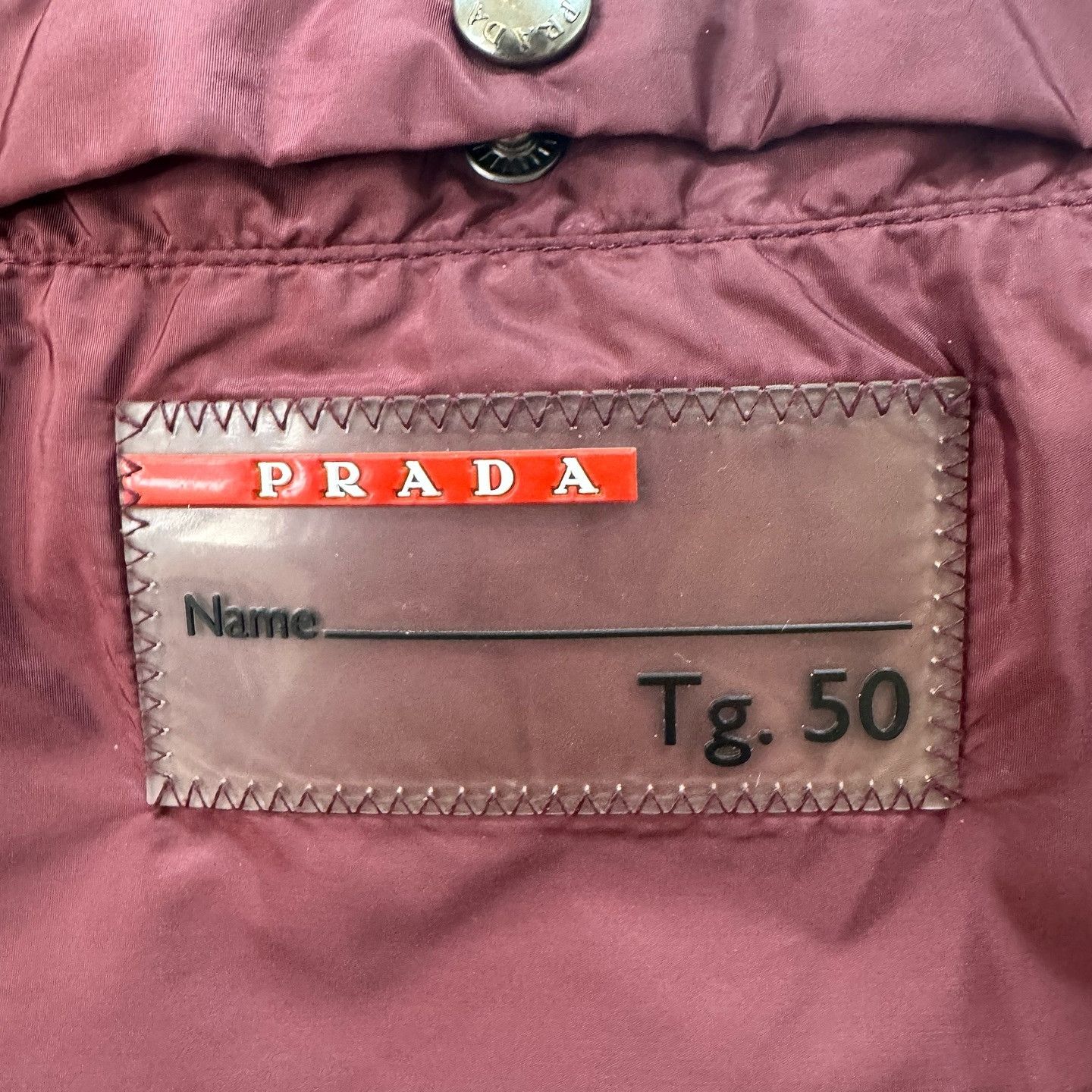 Prada Prada Red Zip Up Light Jacket Size M Size US M / EU 48-50 / 2 - 3 Thumbnail