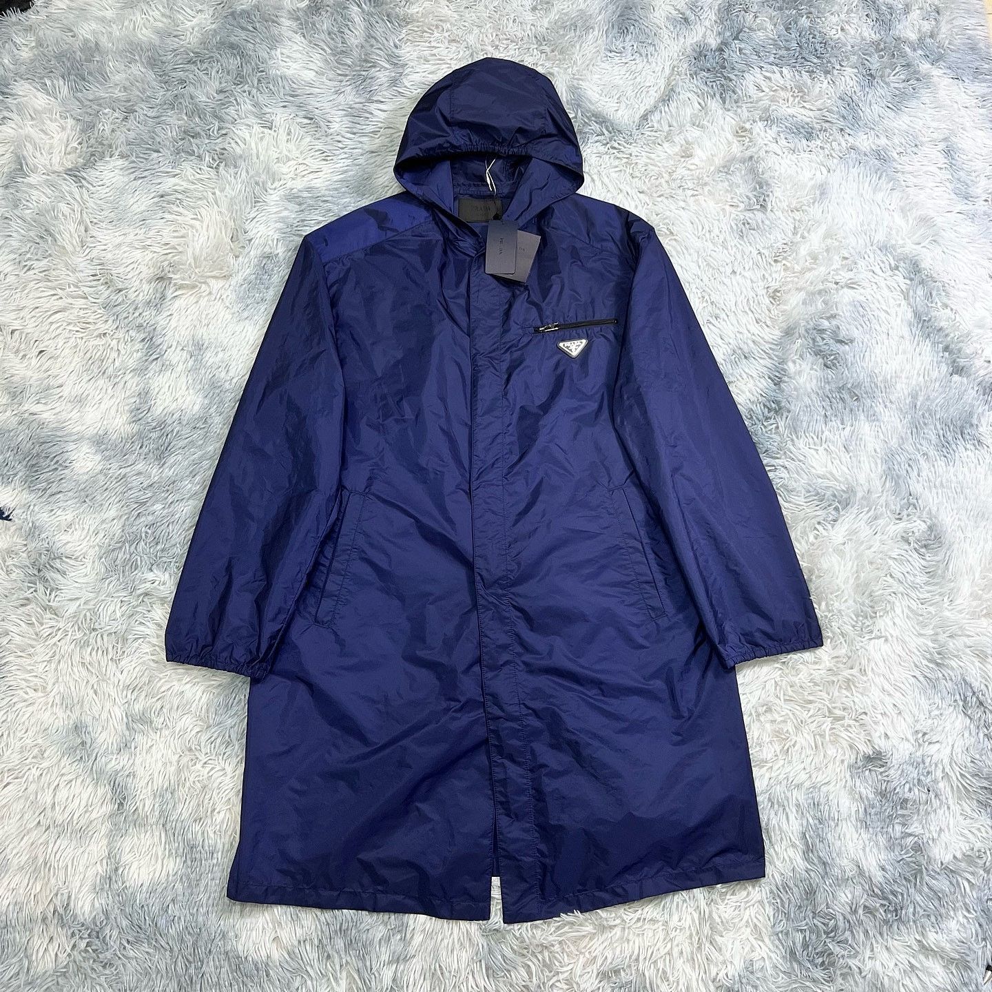 Prada Prada Logo Plaque Hooded Jacket Size M Size US M / EU 48-50 / 2 - 6 Thumbnail