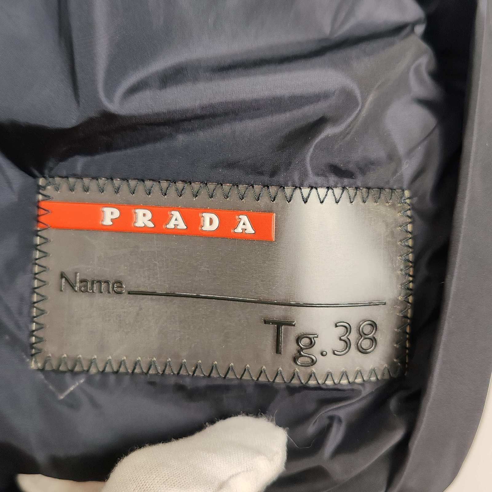 Prada Prada Hooded Nylon Leather Trim Jacket Size 38 Size XS / US 0-2 / IT 36-38 - 3 Thumbnail