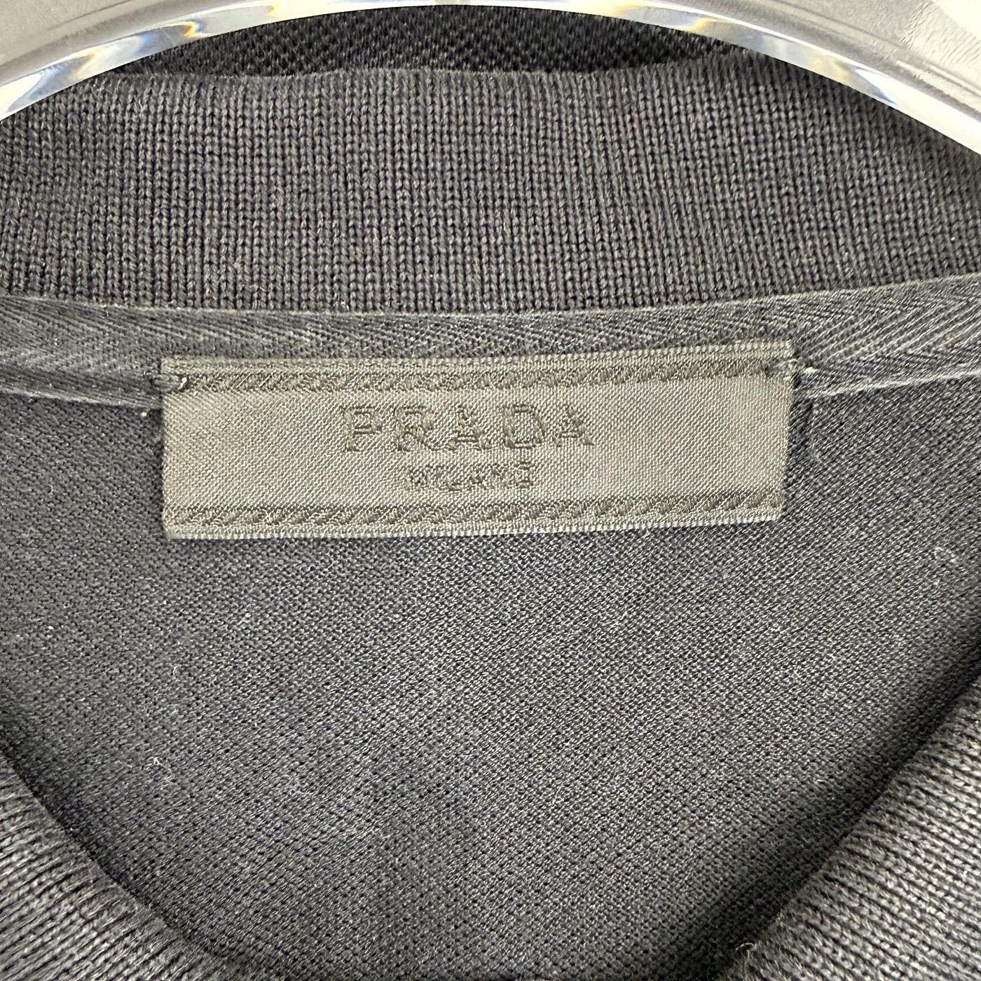 Prada Prada Logo Patch Polo Shirt Size M Size US M / EU 48-50 / 2 - 3 Thumbnail