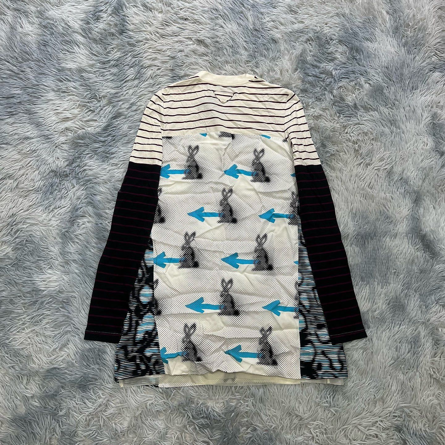 Prada Prada Rabbit Print Long Sleeve Dress Size 40 Size S / US 4 / IT 40 - 2 Thumbnail