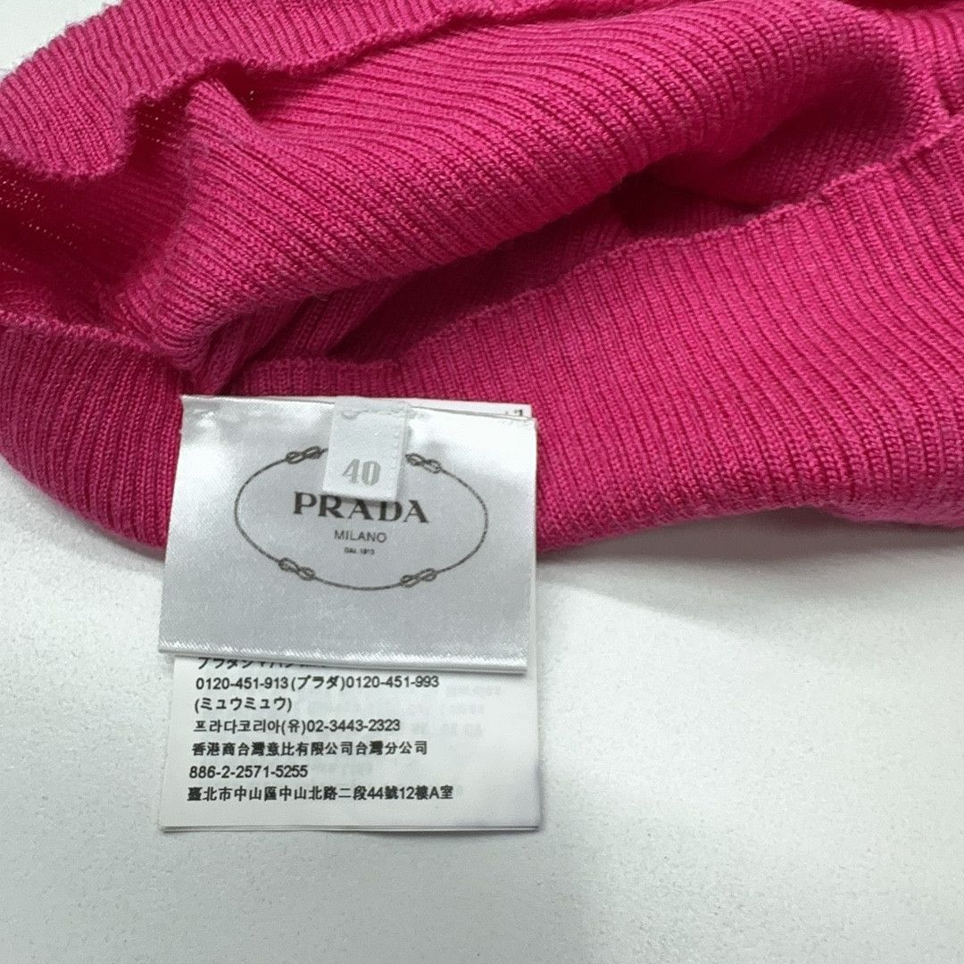 Prada Prada Zip-Neck Knit Sweater Size 40 Size S / US 4 / IT 40 - 4 Thumbnail