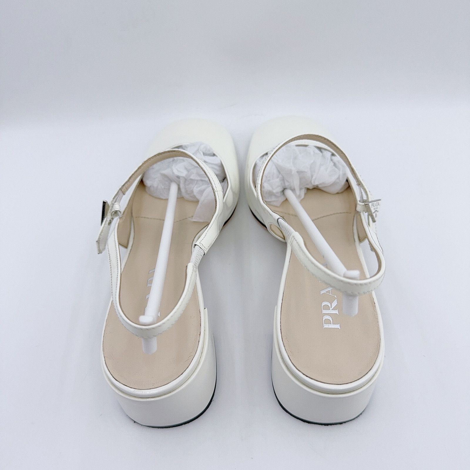 Prada Prada Triangle Logo Slingback Heels Size 38 Size US 8 / IT 38 - 3 Thumbnail