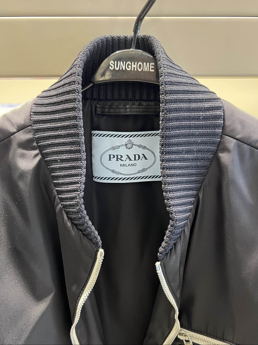 Prada Prada Triangle Logo Bomber Jacket Size 40 Size S / US 4 / IT 40 - 3 Thumbnail