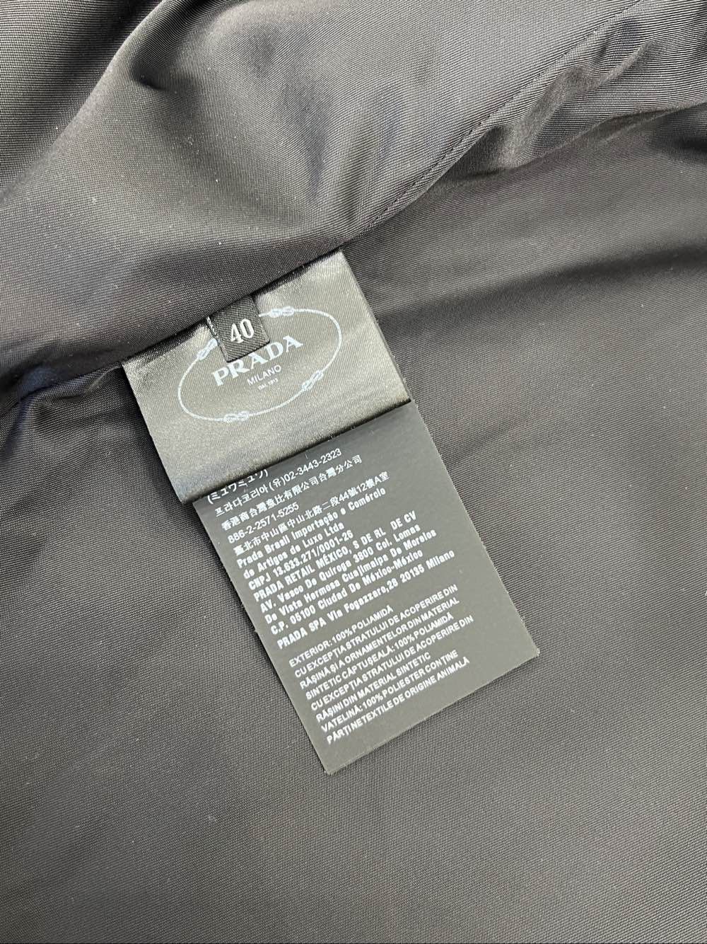 Prada Prada Triangle Logo Bomber Jacket Size 40 Size S / US 4 / IT 40 - 4 Thumbnail
