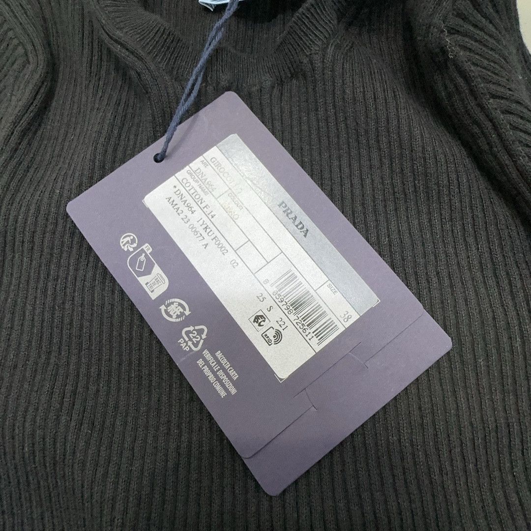 Prada Prada Ribbed Knit Sweater Size 38 Size XS / US 0-2 / IT 36-38 - 3 Thumbnail