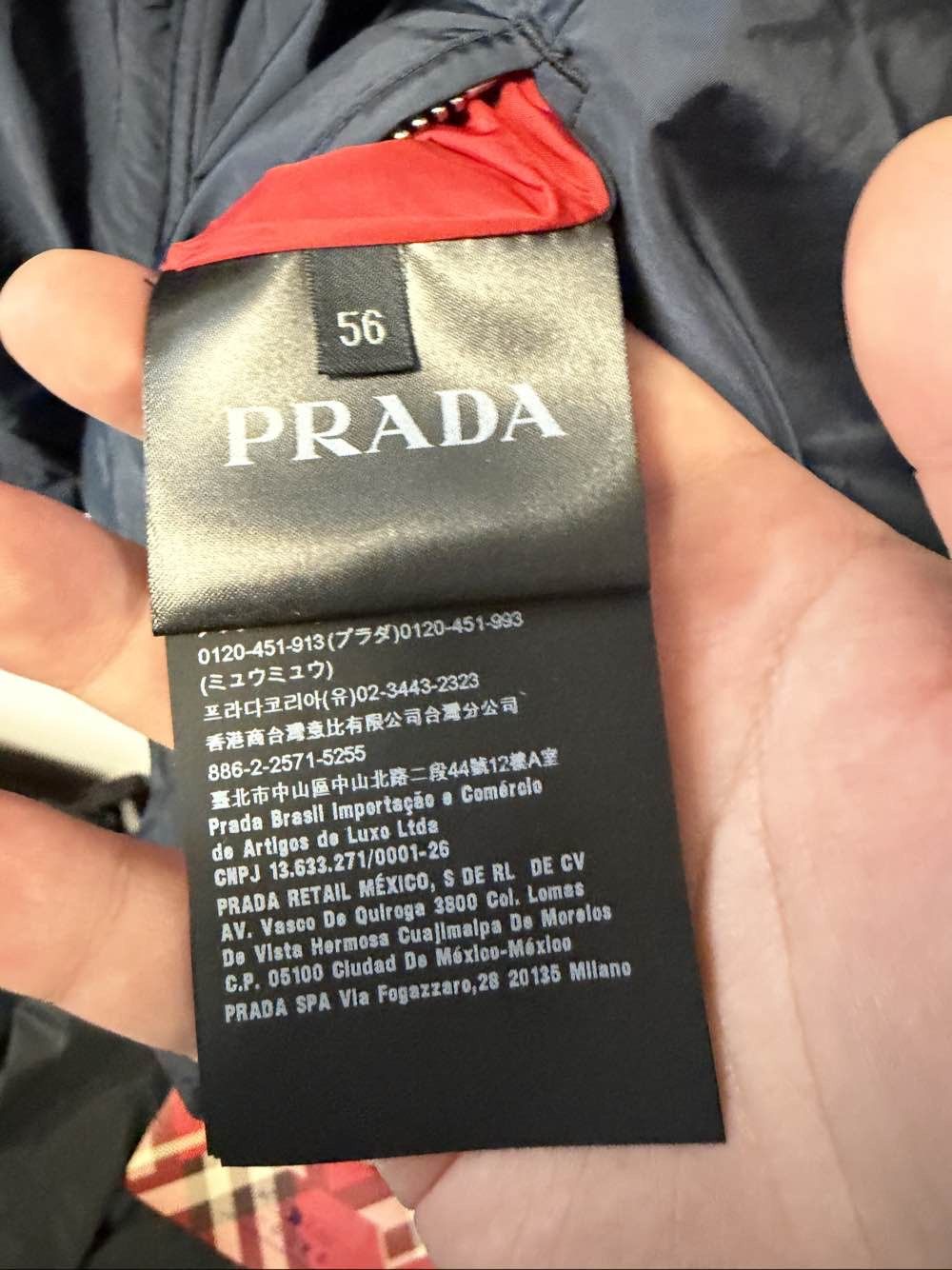 Prada Prada Triangle Logo Zip Jacket Size XL Size US XL / EU 56 / 4 - 4 Thumbnail