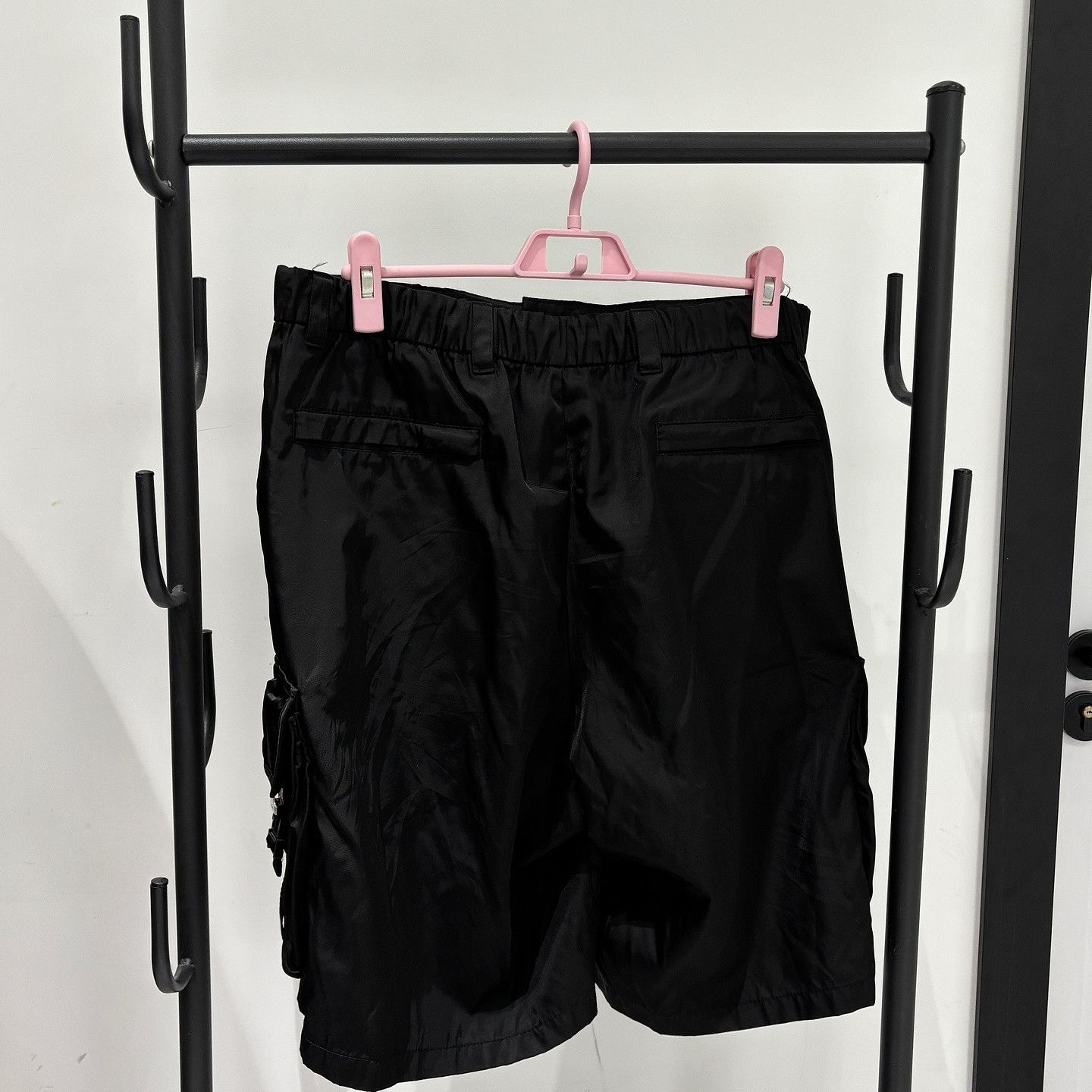 Prada Prada Re-Nylon Cargo Shorts Black Size 54 Size US 38 / EU 54 - 2 Thumbnail