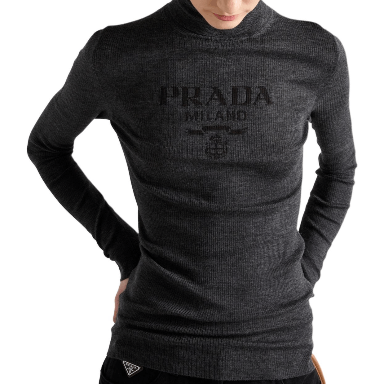 Prada Prada Logo Turtleneck Sweater Size 40 Size S / US 4 / IT 40 - 12 Thumbnail