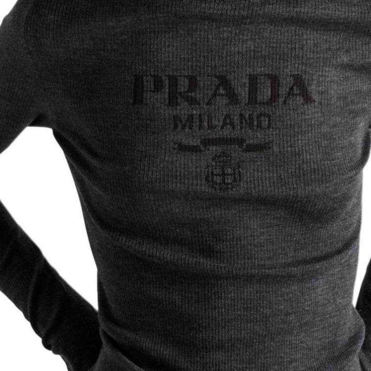 Prada Prada Logo Turtleneck Sweater Size 40 Size S / US 4 / IT 40 - 15 Thumbnail