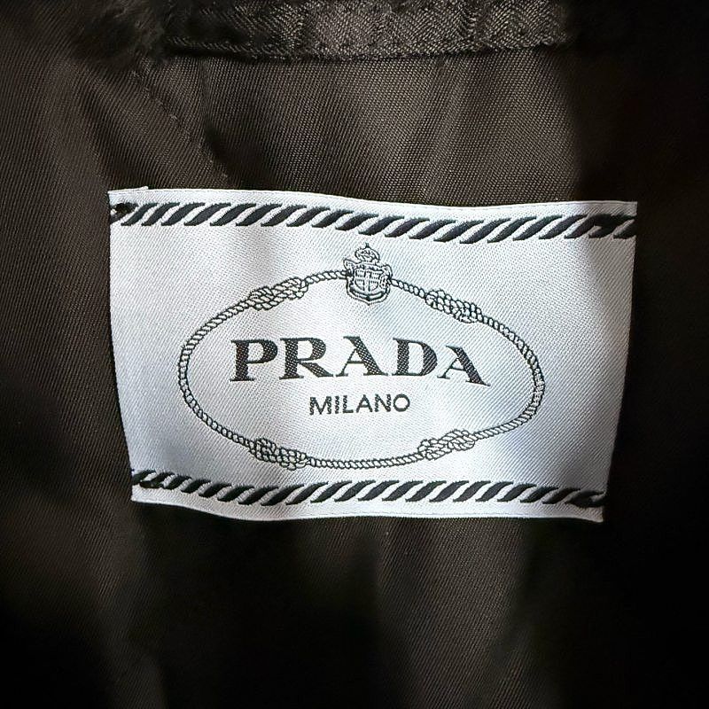 Prada Prada Fur Collar Bomber Jacket Size 38 Size XS / US 0-2 / IT 36-38 - 3 Thumbnail