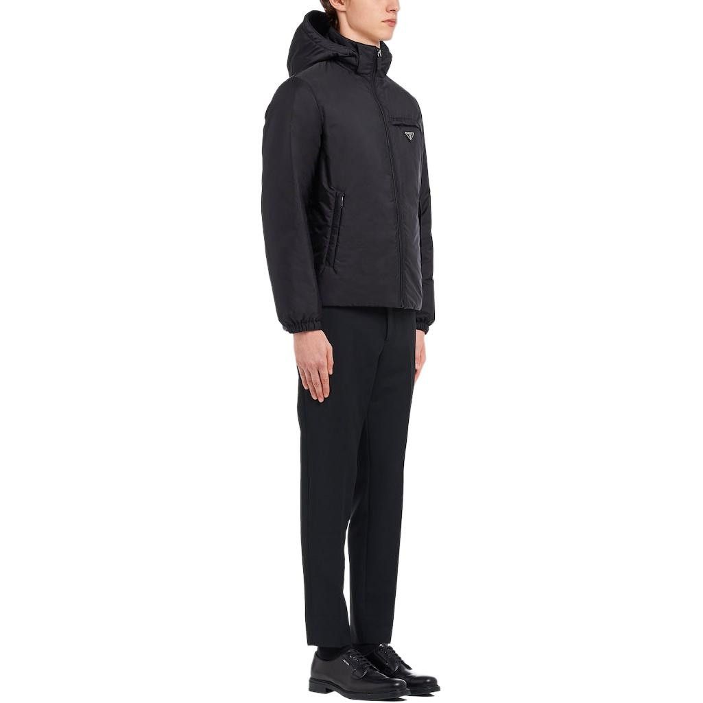 Prada Prada Logo Patch Re-Nylon Hooded Jacket Size 46 Size US S / EU 44-46 / 1 - 9 Thumbnail