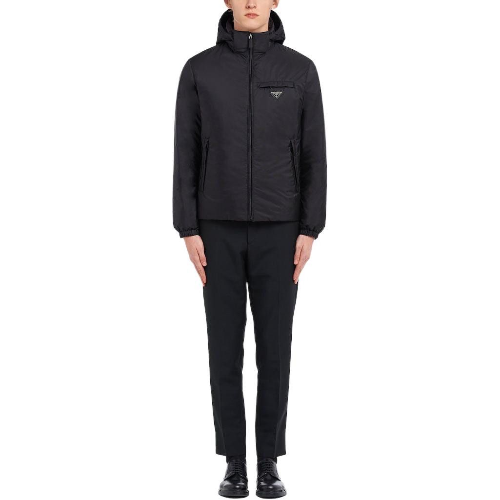 Prada Prada Logo Patch Re-Nylon Hooded Jacket Size 46 Size US S / EU 44-46 / 1 - 7 Thumbnail
