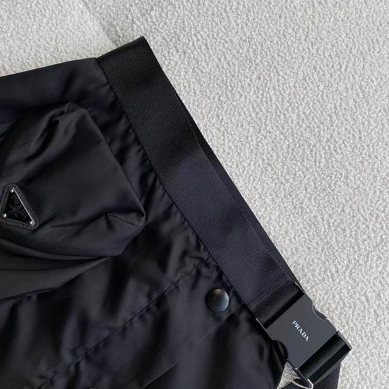 Prada Prada Nylon Pouch Belt Mini Skirt Size 38 Size 26" / US 2 / IT 38 - 6 Thumbnail