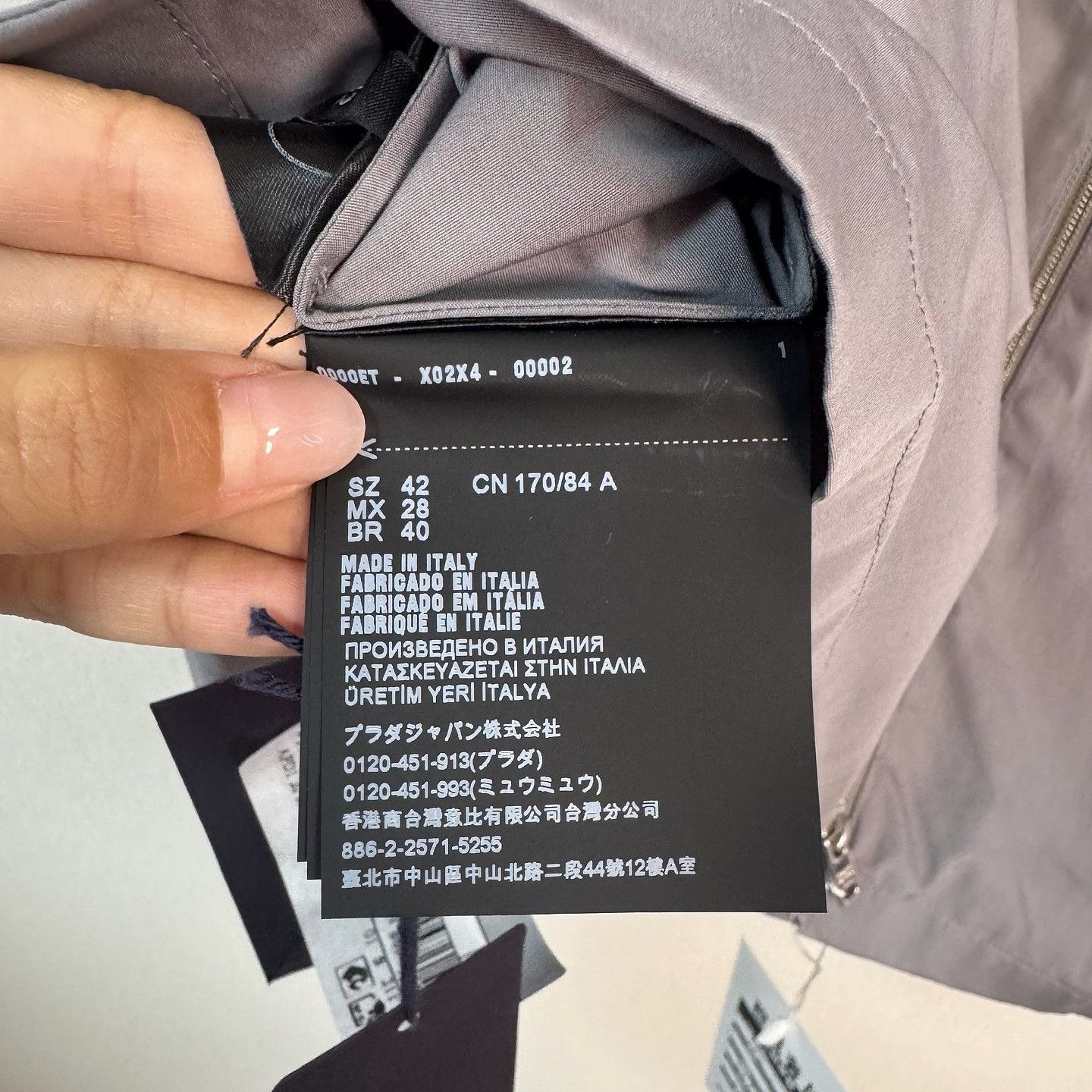 Prada Prada Zip-up Light Jacket Size XS Size US XS / EU 42 / 0 - 4 Thumbnail