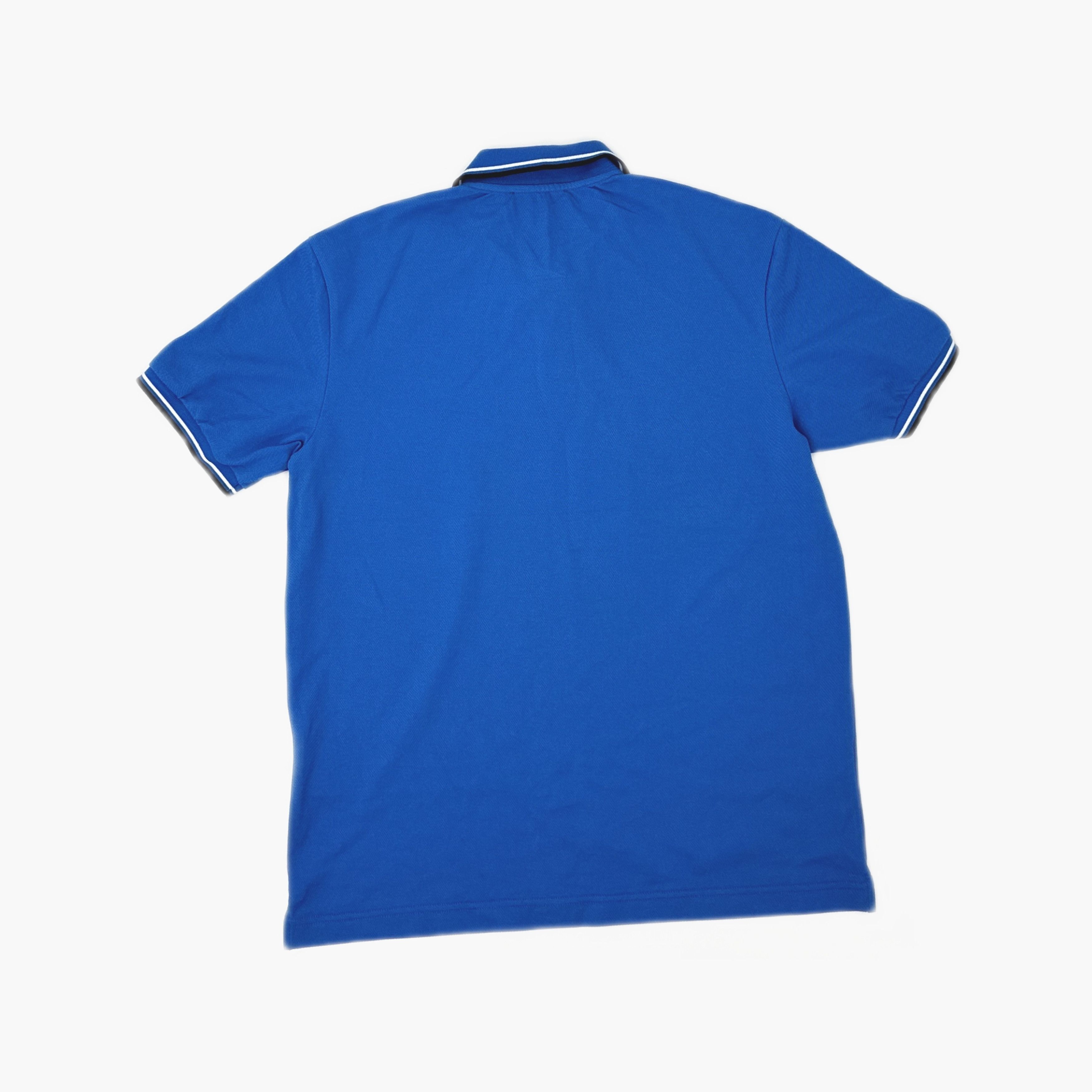 Prada Prada Logo Polo Shirt Blue Size XL Size US XL / EU 56 / 4 - 2 Thumbnail