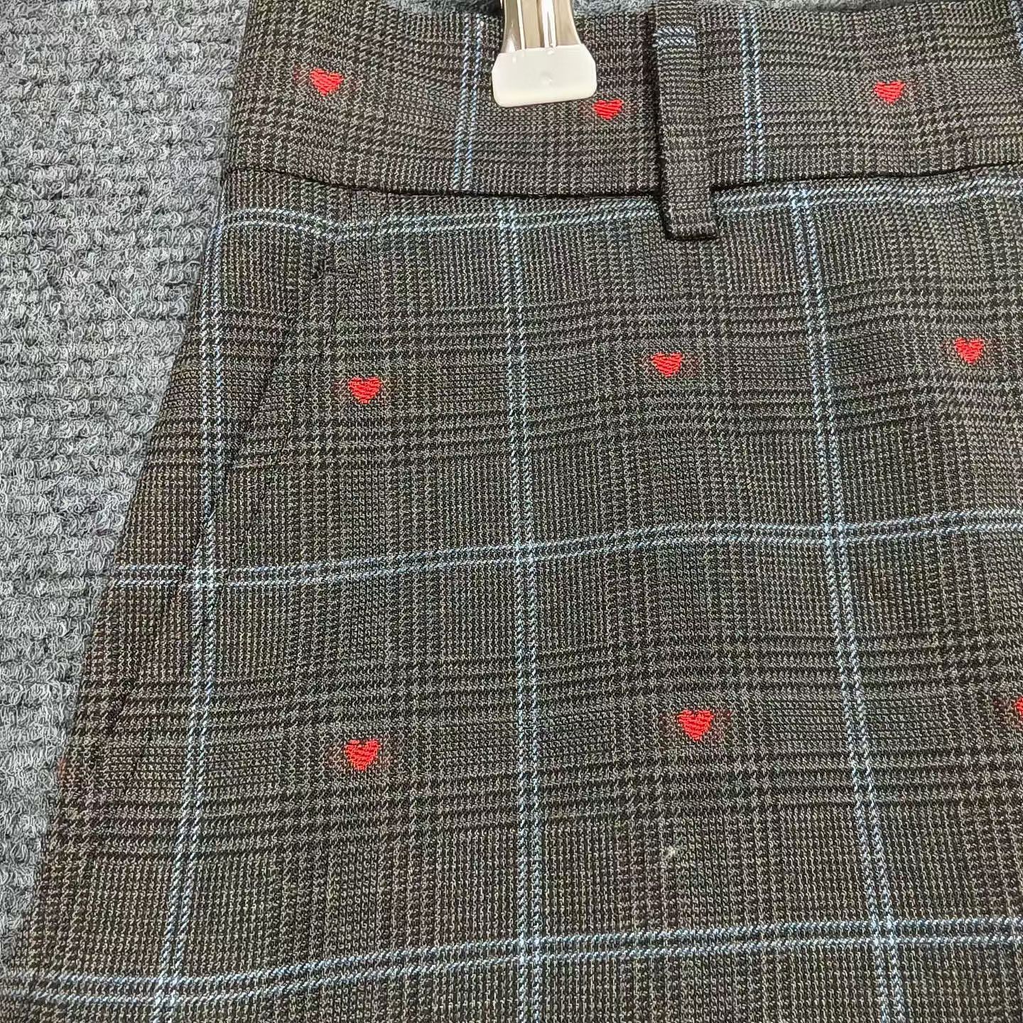 Gucci Gucci Heart Print Plaid Pants Size 38 Size 26" / US 2 / IT 38 - 5 Thumbnail
