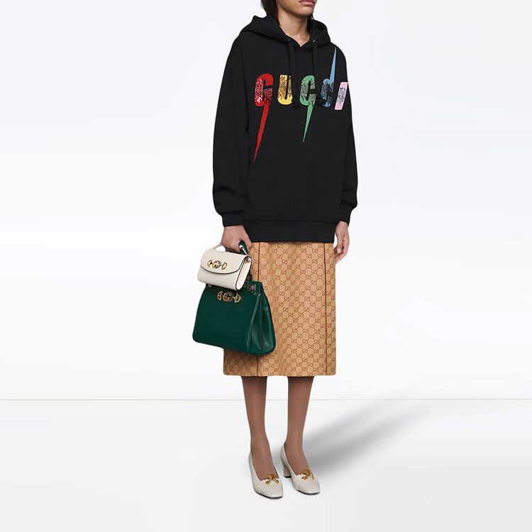 Gucci Gucci Sequined Logo Hoodie Size XS Size XS / US 0-2 / IT 36-38 - 5 Thumbnail