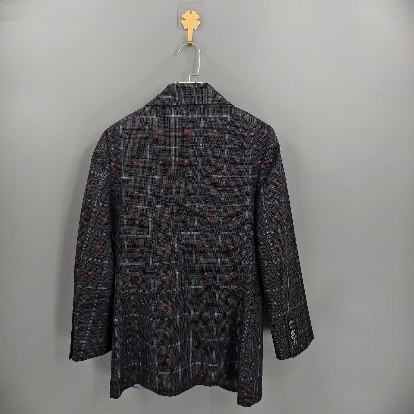 Gucci Gucci Heart Check Blazer Size 38 Size XS / US 0-2 / IT 36-38 - 2 Thumbnail