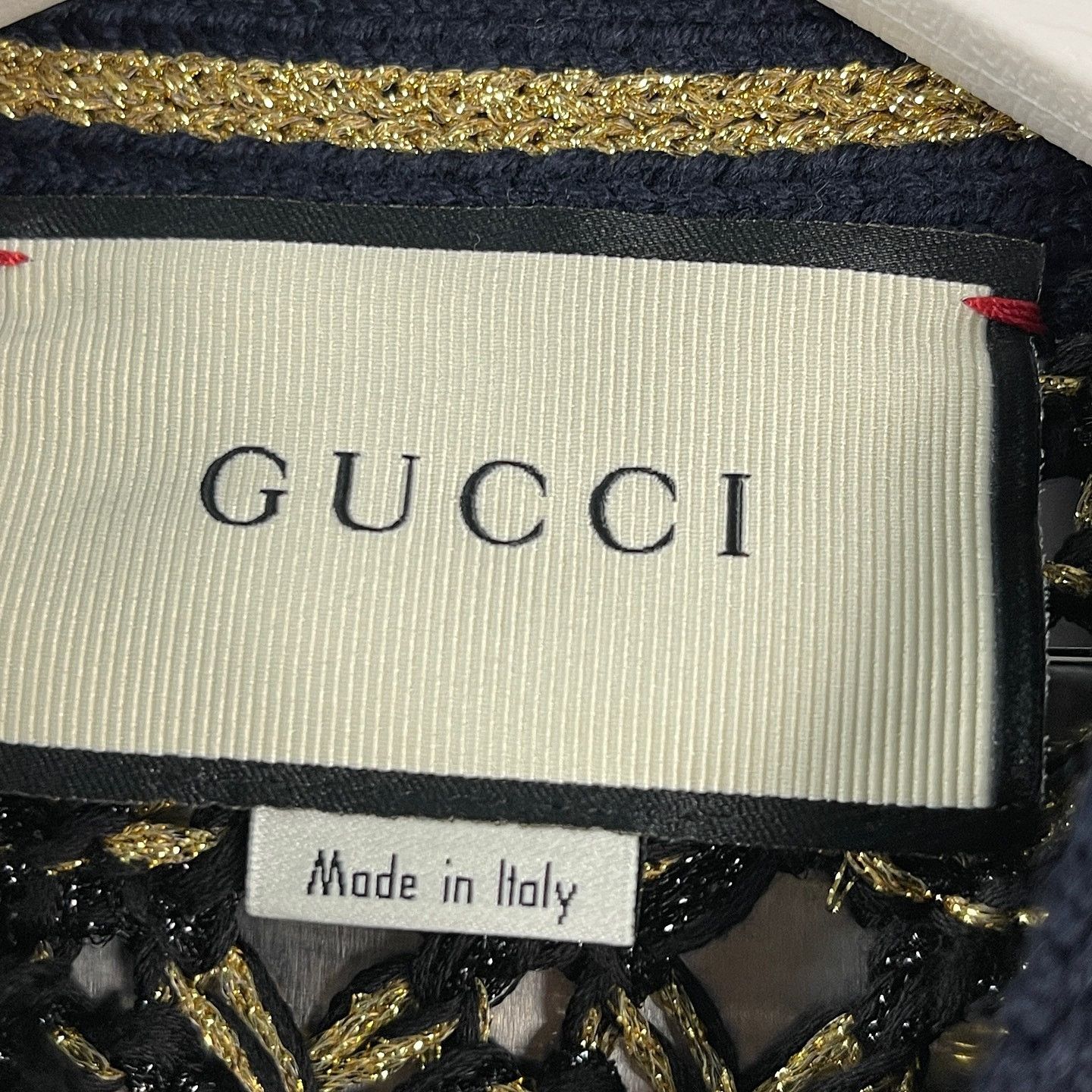 Gucci Gucci Metallic Knit Cardigan Size M Size M / US 6-8 / IT 42-44 - 3 Thumbnail
