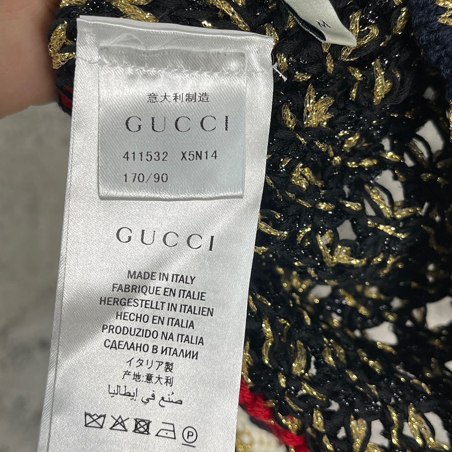 Gucci Gucci Metallic Knit Cardigan Size M Size M / US 6-8 / IT 42-44 - 4 Thumbnail