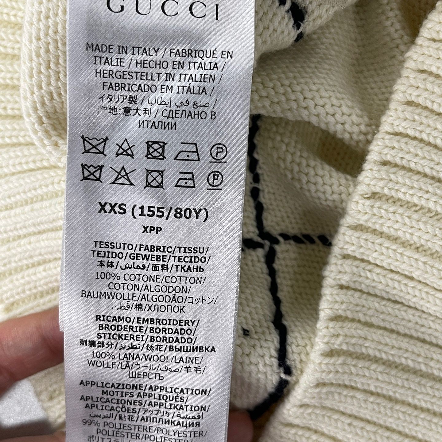 Gucci Gucci Bow Diamond Cardigan Size XXS Size XXS / US 00 / IT 34 - 4 Thumbnail