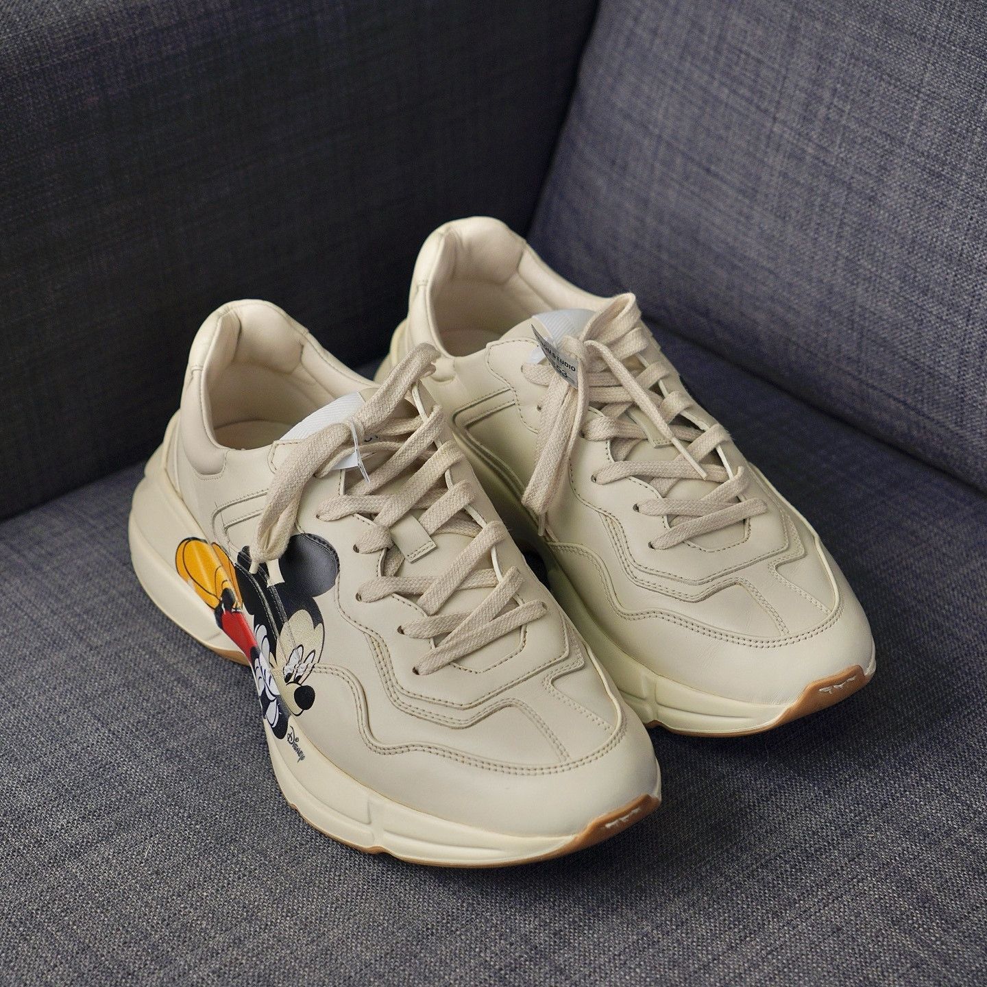 Gucci Gucci x Disney Rhyton Sneakers US 8 Size US 8 / EU 41 - 8 Thumbnail