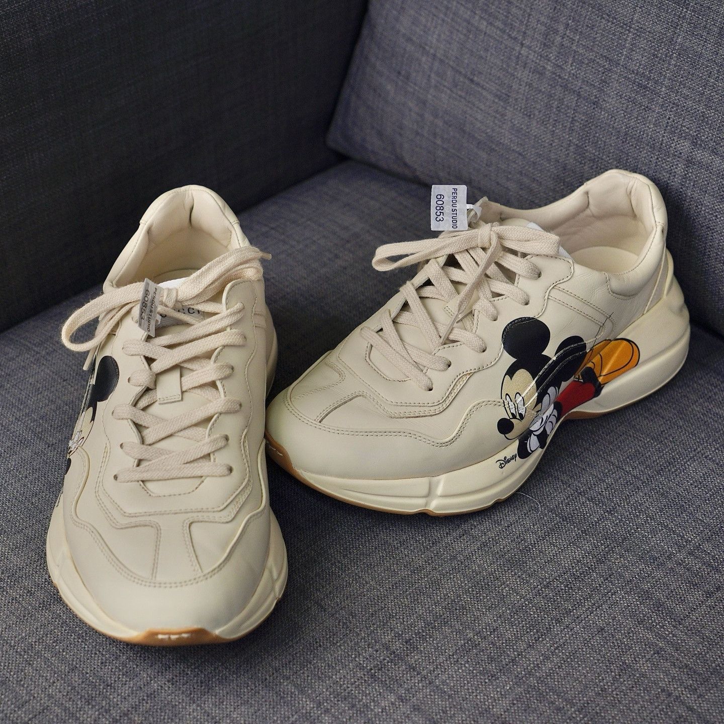 Gucci Gucci x Disney Rhyton Sneakers US 8 Size US 8 / EU 41 - 7 Thumbnail