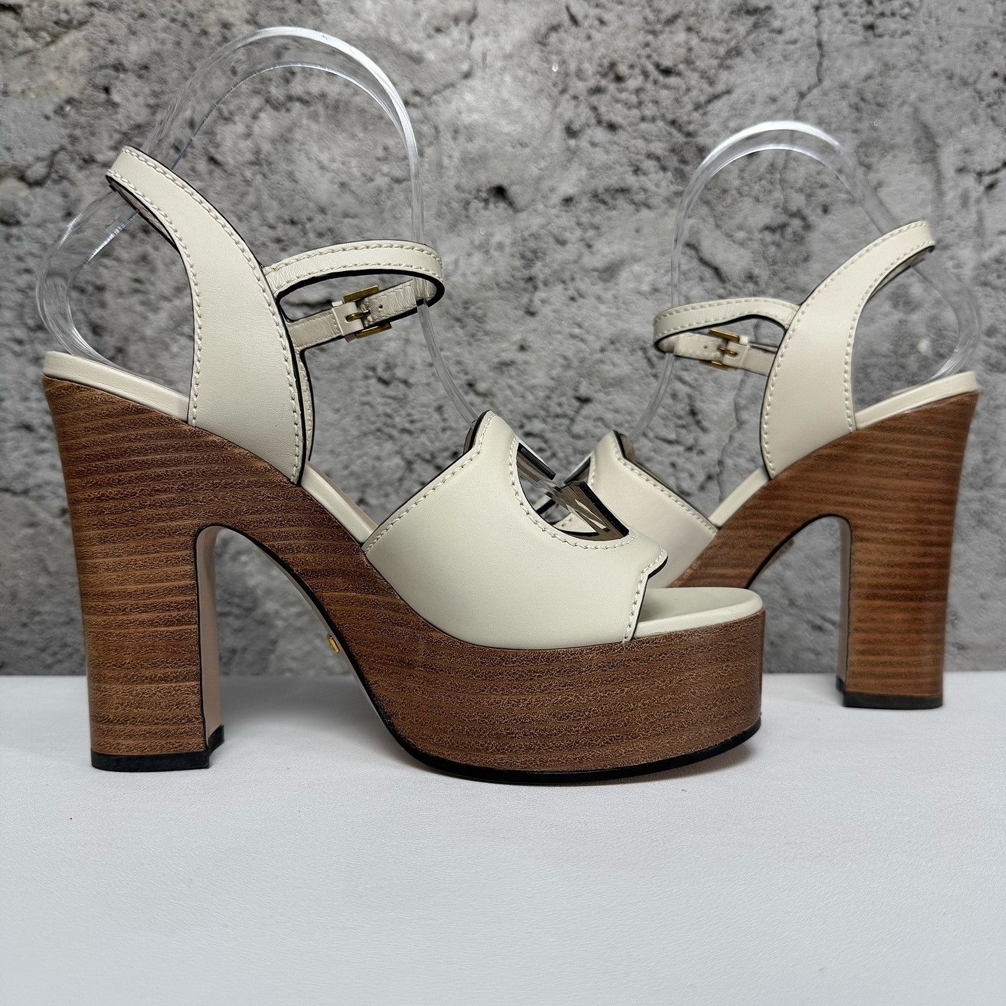 Gucci Gucci Interlocking G Platform Sandals Size 37 Size US 7 / IT 37 - 8 Thumbnail