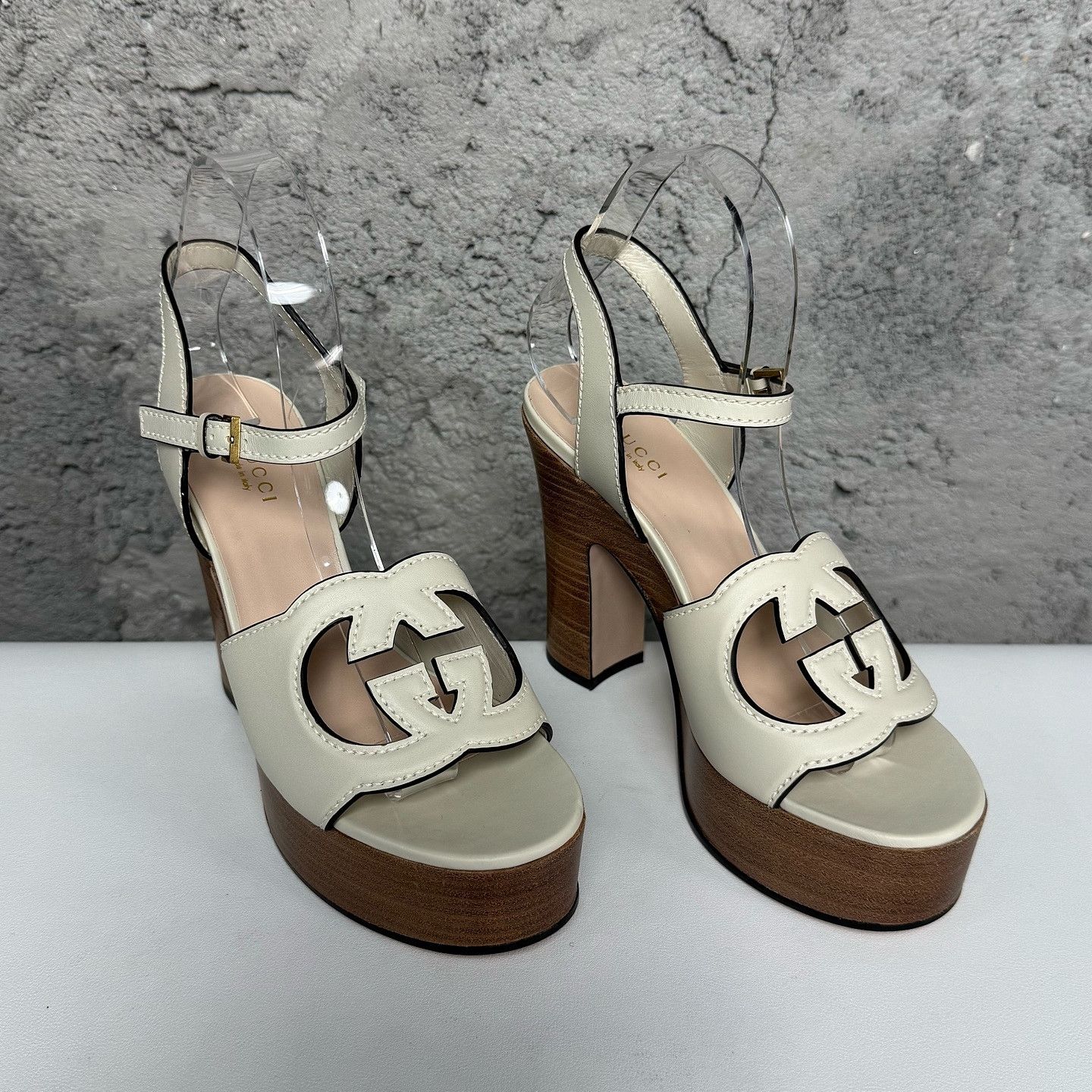 Gucci Gucci Interlocking G Platform Sandals Size 37 Size US 7 / IT 37 - 6 Thumbnail