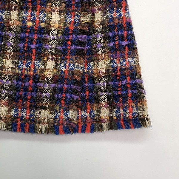 Gucci Gucci Plaid Tweed Mini Skirt Size 36 Size 25" / US 0 / IT 36 - 6 Thumbnail