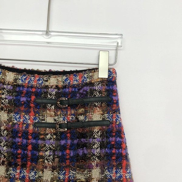 Gucci Gucci Plaid Tweed Mini Skirt Size 36 Size 25" / US 0 / IT 36 - 5 Thumbnail