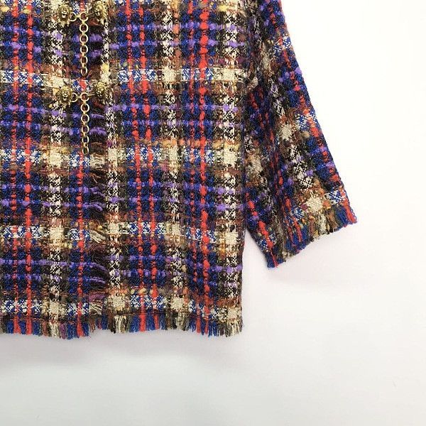 Gucci Gucci Lion Head Tweed Jacket Size 36 Size XS / US 0-2 / IT 36-38 - 6 Thumbnail