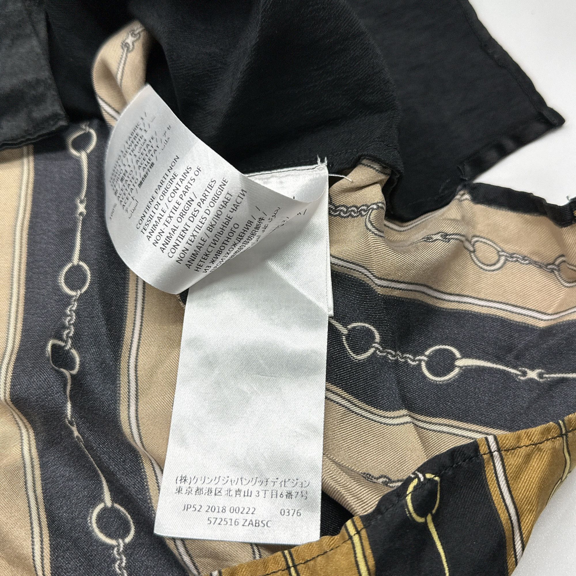 Gucci Gucci Chain Print Short Sleeve Shirt Size M Size US M / EU 48-50 / 2 - 5 Thumbnail