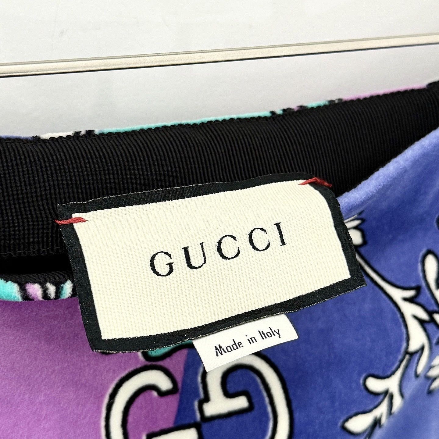 Gucci Gucci GG Velvet Pattern Midi Skirt Size 38 Size 26" / US 2 / IT 38 - 3 Thumbnail