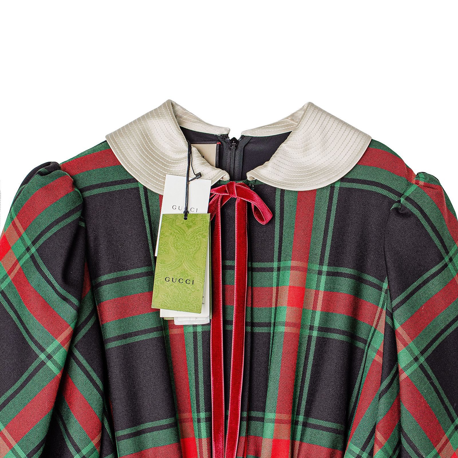 Gucci Gucci Plaid Wool Midi Dress Size 42 Size M / US 6-8 / IT 42-44 - 5 Thumbnail